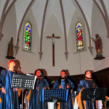 Concert des Blue Note Sisters Gospel – Bousquet d’Orb en Mars 2018